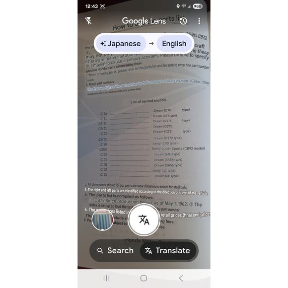 Honda Dream CB72 Official Parts List- Original from 1962- entirely in Japanese - Picture 9 of 10